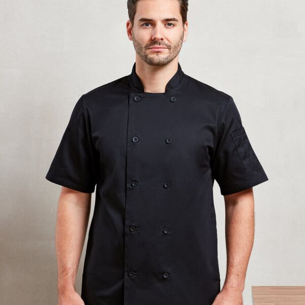 Premier Short sleeve chef’s jacket PR656 Short sleeve chef’s jacket Thumbnail
