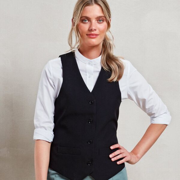 Premier Women's lined polyester waistcoat PR623 Women's lined polyester waistcoat Thumbnail