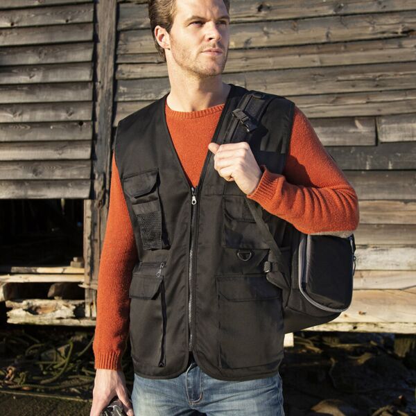 Result Work-Guard Adventure safari waistcoat RE45A Adventure safari waistcoat Thumbnail