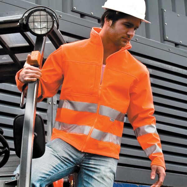 Result Safeguard High-viz softshell jacket R117A High-viz softshell jacket Thumbnail
