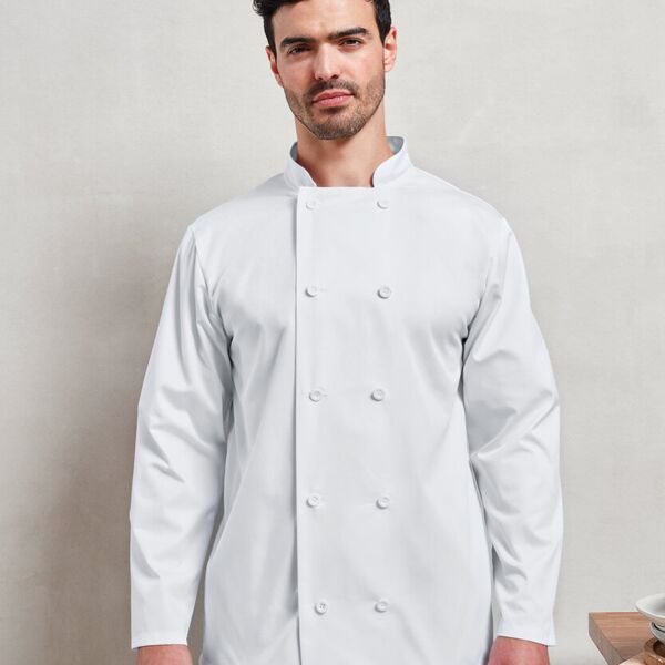 Premier Long Sleeve Chef’s Jacket PR657 Long Sleeve Chef’s Jacket Thumbnail