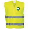 Hi-vis two-band vest (C474) Thumbnail